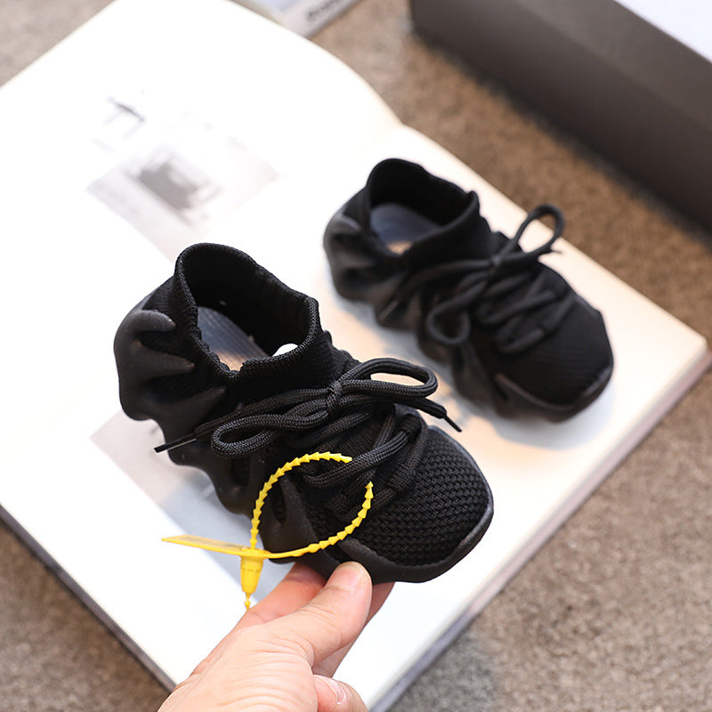 Kids octopus kids shoes breathable spring & fall new arrival small steamed buns volcanic coconut shoes sneakers boys and girls running shoes