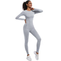 new arrival seamless long-sleeved yoga clothes for women, breathable tight sports ski clothes, outdoor running and cycling fitness clothes