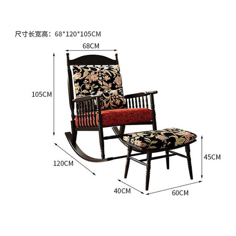 Single living room sofa chair designer small apartment american light luxury rocking chair frameless sofa lazy casual rocking chair