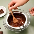 Export stainless steel chocolate melting pot wax melting pot water melting bowl heating small milk pot for home baking utensils