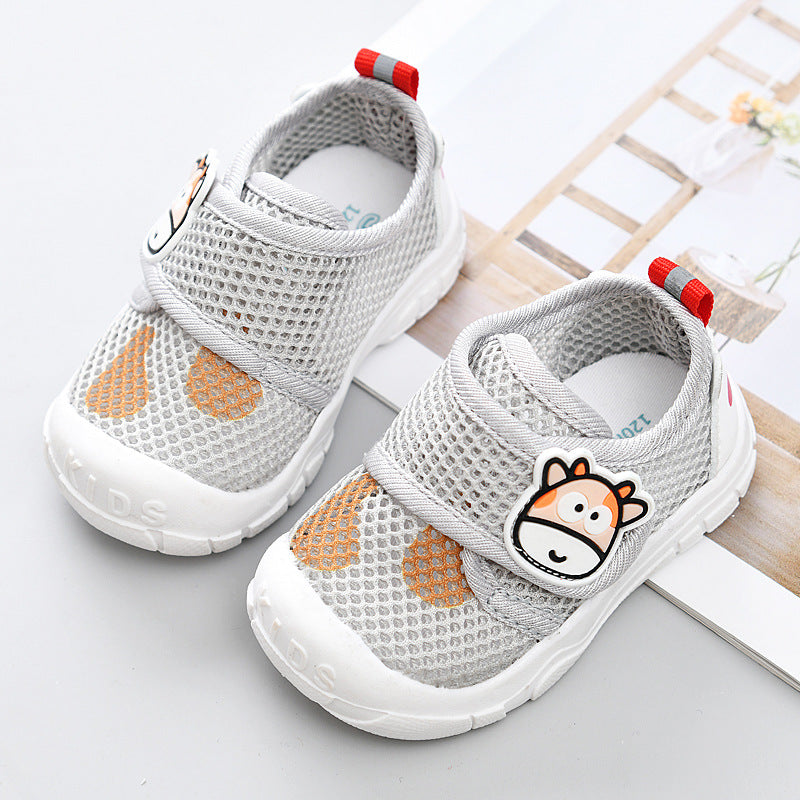 Yidian baby cloth sandals women's summer infant shoes new arrival toddler shoes one year old men's soft bottom
