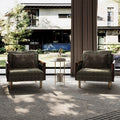 Wabi-sabi style vintage leisure chair, perfect for hotels, clubs, cafes, and rustic american-style b&bs. solid wood sofa chair, single chair with a vintage aesthetic