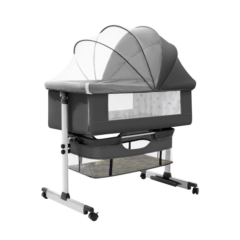 Modular baby crib 0-2 years newborn infant bed baby rocking bed bb children's bed cradle multifunctional foldable