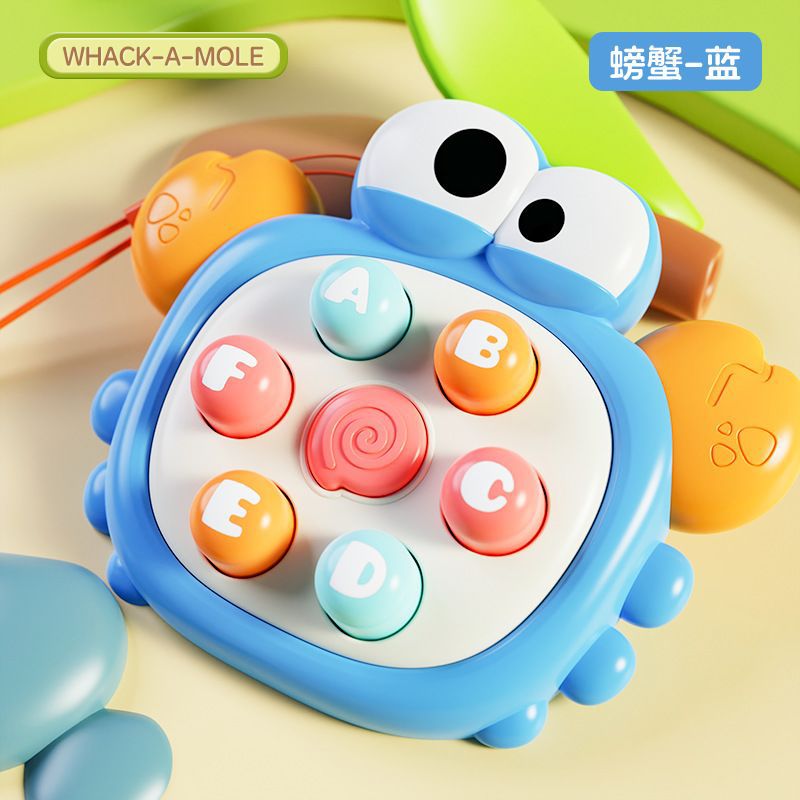 Mini handheld whack-a-mole game, a fun and educational finger toy for babies and toddlers, suitable for both boys and girls