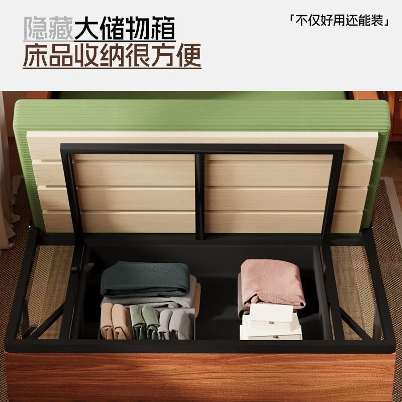 Sofa bed foldable all-in-one dual-purpose single and double bedroom pull-out bed living room pull-out and retractable multi-functional can be used for long-term sleeping