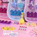 Authentic sanrio children's nail stickers & press-on nail set - cartoon creative diy nail art toy kit for kids