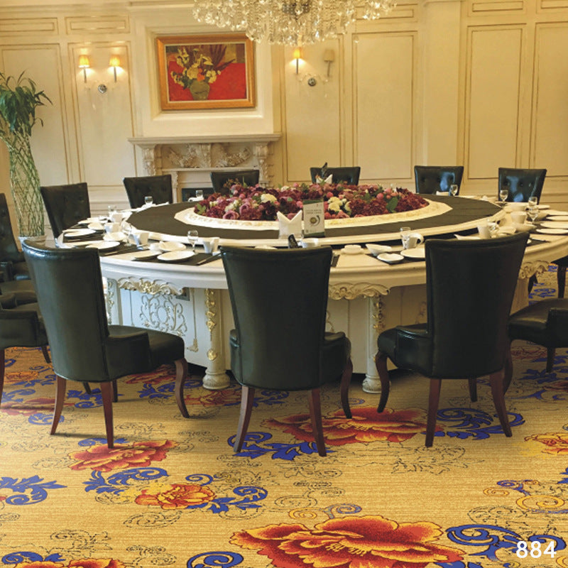 Ready-to-ship printed carpets for hotels and guesthouses, suitable for hallways, corridors, banquet halls, clubs, and billiard rooms. fire-resistant carpet