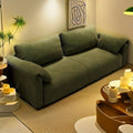 Sofa living room small apartment 2026 new arrival rental room double three-person rest area elephant ears lazy fabric sofa