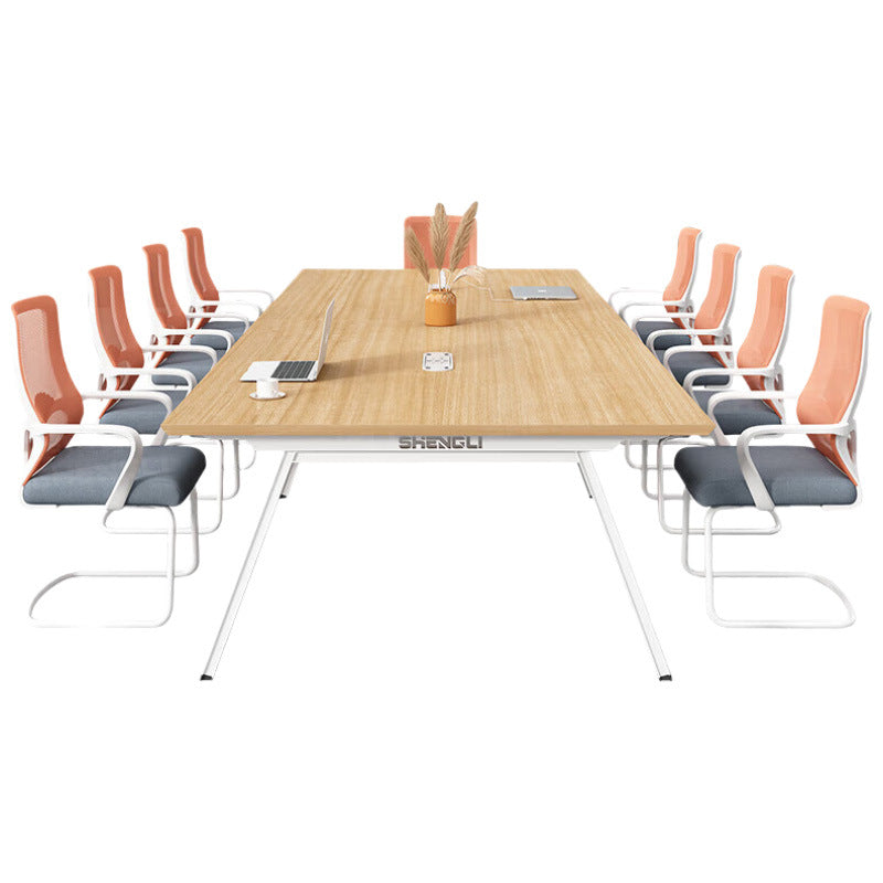 Saint li conference table long table negotiation training table casual conference room meeting table and chair combination