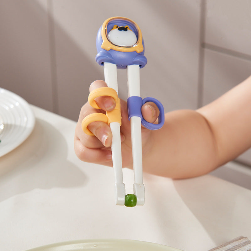 Children's training chopsticks - tiger mouth chopsticks - learning aid for babies - toddler rebound chopsticks - weaning tool - tableware for ages 2-3 and 4-6