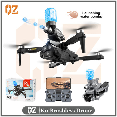 K11max drone - water bomb launching brushless quadcopter - hd aerial photography, long-endurance remote control aircraft toy