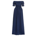 sourcing:  new african-style one-shoulder chiffon dress - plus size bridesmaid dress for