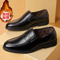 Fleece-linedthickenedboots men's winter men's shoes new arrivalmen boots k-style high-top easiest for matchheight increasercasual leather shoes