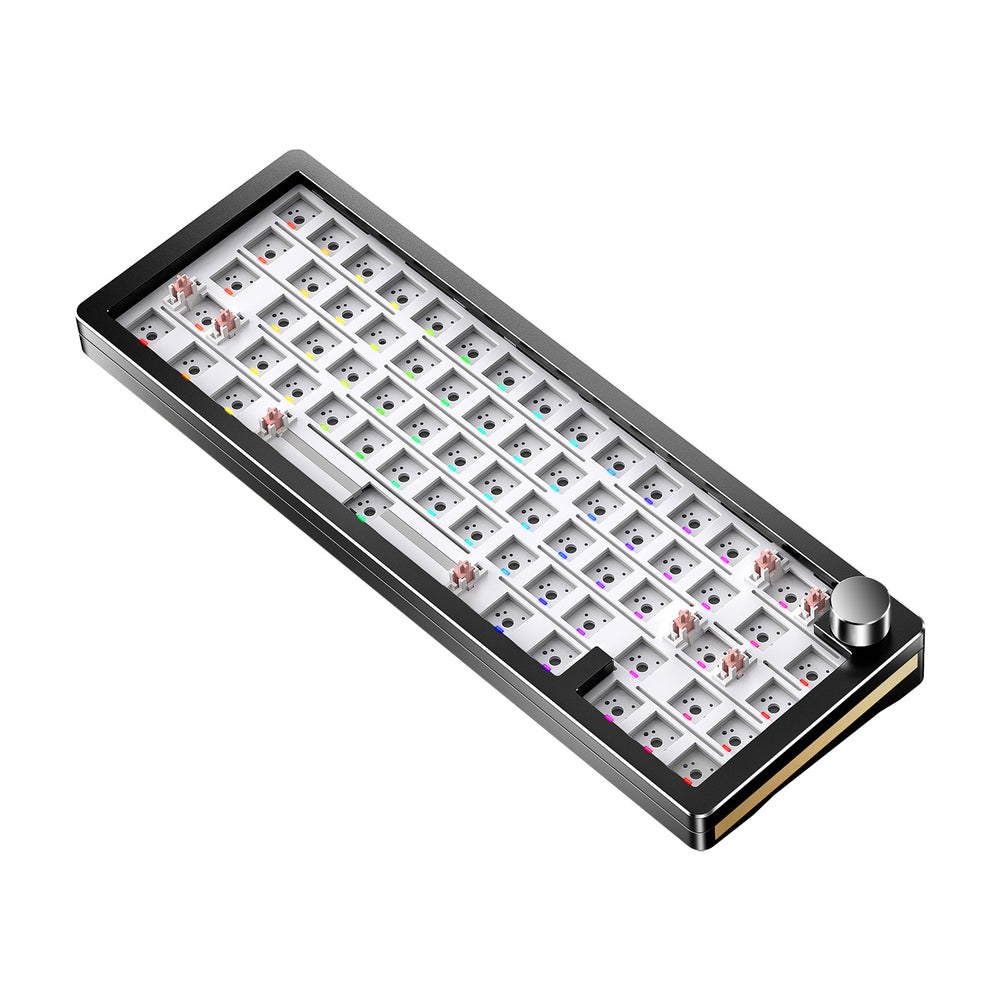 Y65 metal aluminum tuo tuo mechanical keyboard kit 65% layout rgb wired gasket hot-swappable gaming peripheral