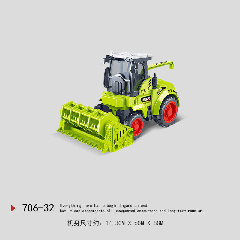 Kidsartificial inertia farmer truck tractor model detachable engineering vehicle farm series toys cross-border wholesale