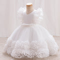 kids dress princess skirt western style girl mesh tutu skirt piano performance dress baby girl dress summer