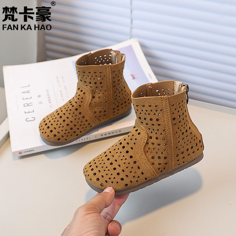 Summer short boots new arrivalcut outkids shoes breathable fashion boots girl roman shoes trendyeasiest for match boys sandals