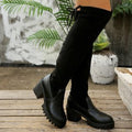 autumn new over-the-knee boots for women, plus size, 0.5cm height difference, exported for cross-border e-commerce, , and  dropshipping