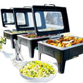 Stainless steel buffet warmer - commercial hotel buffet stove - alcohol-fired food warmer - in stock