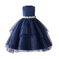 European and american cross-border children's christmas costume performance dress - girls' long skirt, performance gown, princess dress