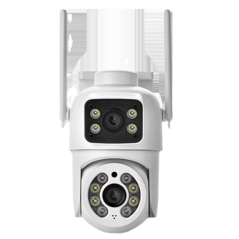 ICSEE binocular dual-camera panoramic WiFi camera "dual-screen" multi-watch with Bluetooth fast network distribution