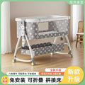Baby crib - portable, foldable, multi-functional bassinet - newborn & toddler convertible bed