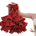 Summernew arrivalgirl tutu skirtfashion suspender dressprincess floral suspender cake skirt baby girl pleated