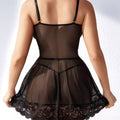 European and american new sexy lingerie: push-up, enhancing, lace mesh, sheer, high-end, pure desire, bodycon slip dress for small busts