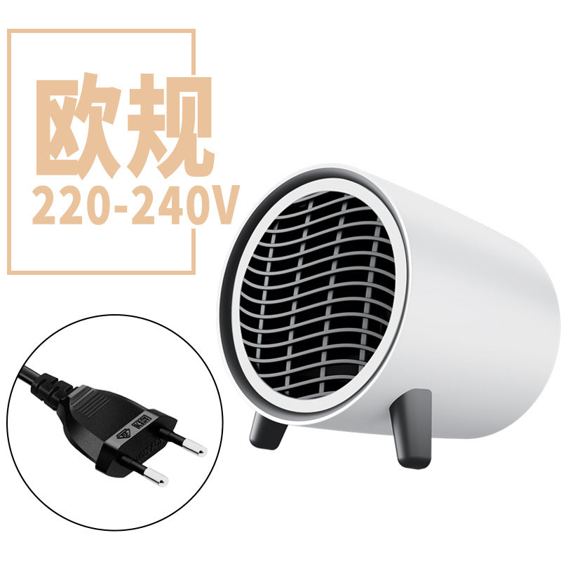 european and american standard heater for home bedroom desktop heater hot air fan small electric heater silent operation