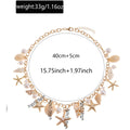 Wholesale women's necklace accessories - european & american style, bohemian starfish & seashell, high-end faux pearl choker necklace