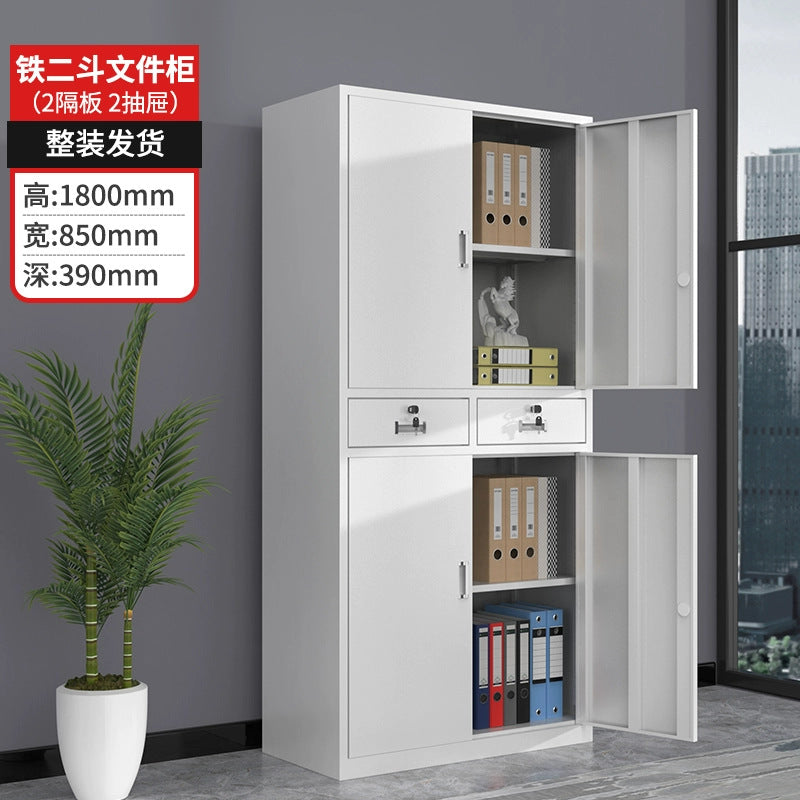 Iron office file cabinet, voucher cabinet, data cabinet, file cabinet with lock, steel storage cabinet, low cabinet, storage cabinet