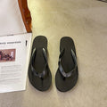 2026 summer new women's outdoor slides, platform beach sandals, summer thick-soled height-increasing flip-flops, fashionable beachwear
