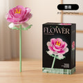 artificial bouquet single preserved flower desktop decoration toy rose flower assemble building block insert toy