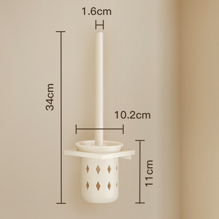 Cream style towel rack, punch-free bathroom towel rack, bathroom pendant five-piece set, bathroom toilet