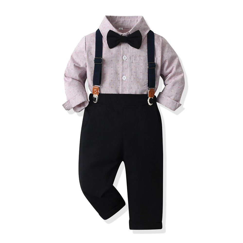 children's clothing new boys' spring clothing suit baby spring & fall clothes kids shirt children's clothing boys' spring suit