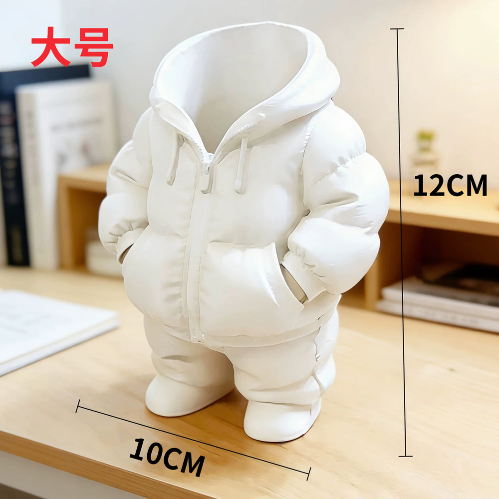 3d printed down jacket pen holder creative ornament desktop organizer home toy gift factory direct 3d