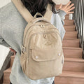 high-value elementary school, junior high school, and high school student backpacks for girls – large capacity, japanese-style, cute, minimalist double backpacks
