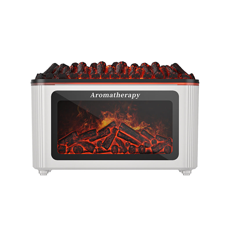 popular artificial fireplace wood aromatherapy machine for home desktop colorful atmosphere lamp aromatherapy humidifier wholesale