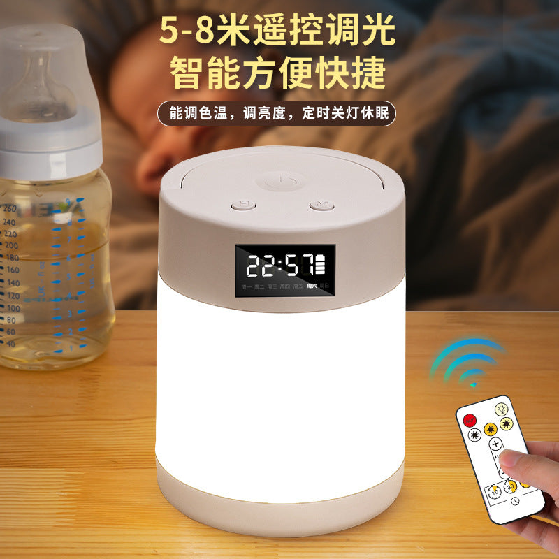 Led night light - bedroom bedside lamp, eye-care desk lamp, student dormitory rechargeable sleep light - cross-border bestseller, ambient light