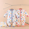 Winter thickened sleeping bag, autumn pure cotton class a, split leg design, extra thick newborn anti-kick quilt, baby and toddler sleeping bag