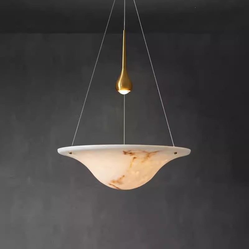 New arrival imitation marble accessible luxury chandelier living room danish art creative designer staircase dining room lamp study bedroom lamp