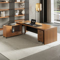 Nordic solid wood office desk executive desk minimalist modern general manager desk executive office table computer desk