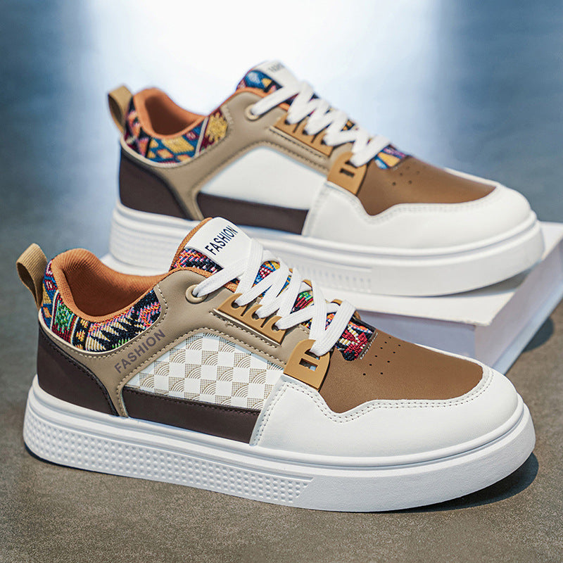 Men's shoes: 2026 spring new arrivals - stylish and versatile men's casual sneakers, soft sole, anti-slip, breathable athletic shoes, trendy student footwear