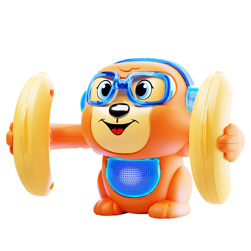 Electric sound-activated rolling monkey toy - early education & development for boys - walks & sings - wholesale for street vendors & gifts