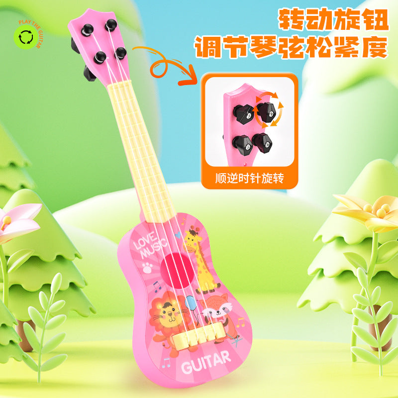 Ukulele kids' guitar toy instrument - beginner friendly, perfect for ages 3-6, boys & girls, great gift for the new year!