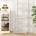 Installation-free bookshelf floor-standing multi-layer kids book storage rack simple bookshelf for home living room bedroom storage rack iron
