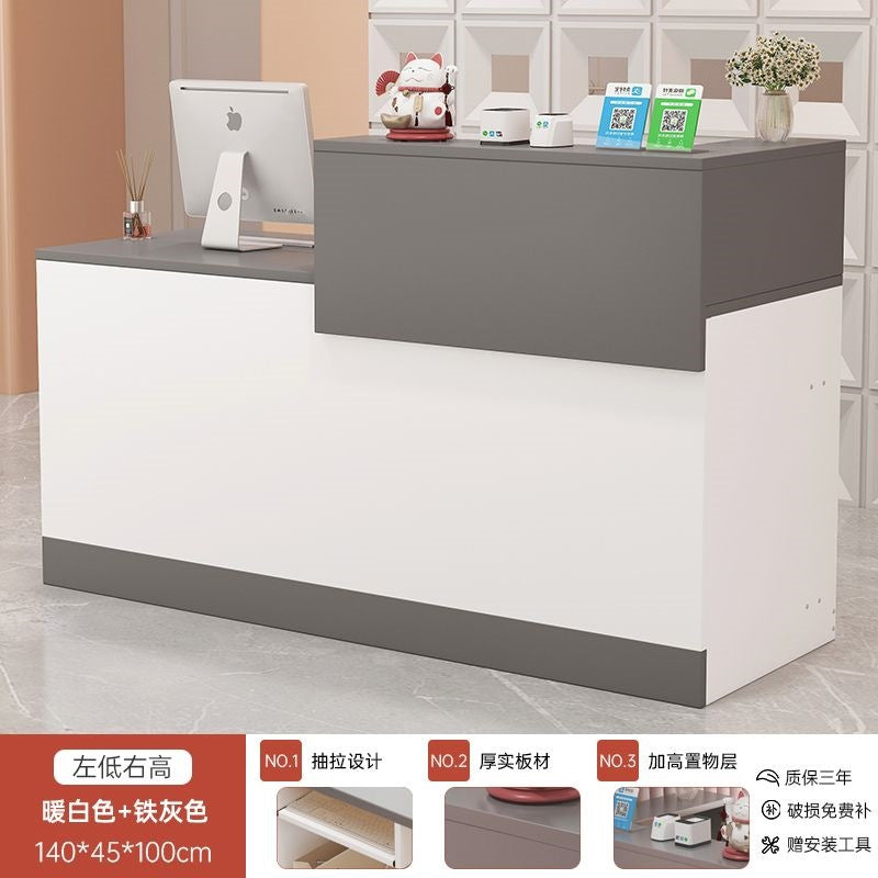 Cashier counter modern casual store small popular clothing store counter front bar table beauty salon reception desk