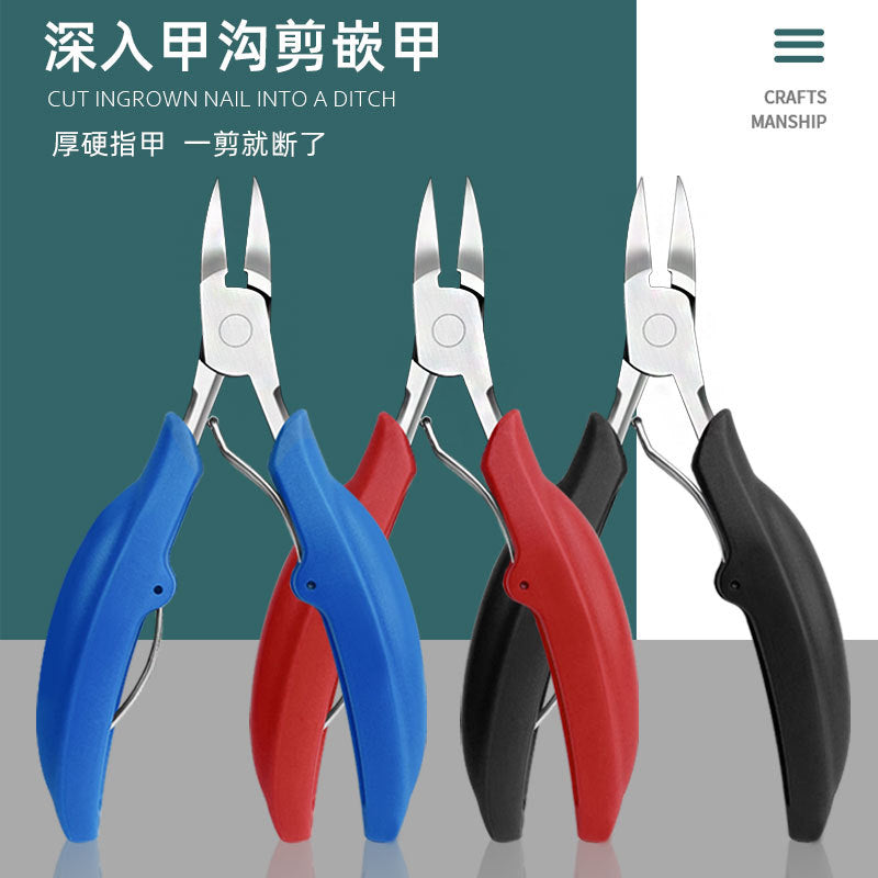 New style eagle beak pliers, nail groove pliers, dead skin removal pliers, stainless steel nail scissors suit, manicure tools in stock