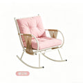Rocking chair balcony casual rattan chair for home lazy sofa single living room rocking chair outdoor adult lounge rocking chair