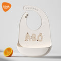 Babibele baby bibs - lightweight silicone bibs for feeding and eating, waterproof bibs for baby food